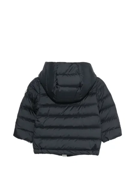 Kurtka puchowa dziecięca Moncler Enfant niebieska
