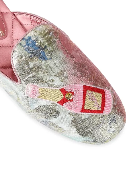Bačkory Kurt Geiger London s výšivkou