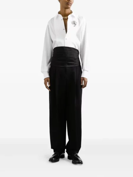 Cămașă Dolce & Gabbana din poplin alb