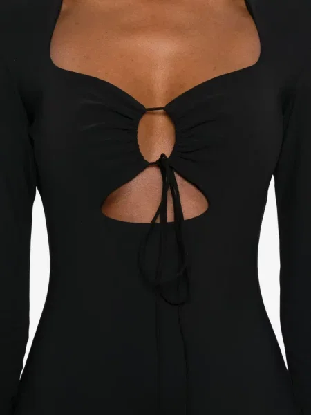 Rochie maxi Amazuìn lungă de costum negru