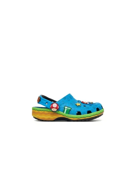 Šľapky Crocs Super Mario Core Classic Clog Kids Farebná