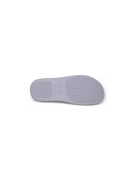 Šľapky Crocs s remienkami sivá