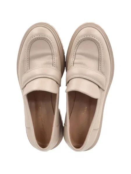 Pantofi loafer Gianvito Rossi din piele cu platformă