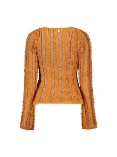 Sweter Desigual pomarańczowy
