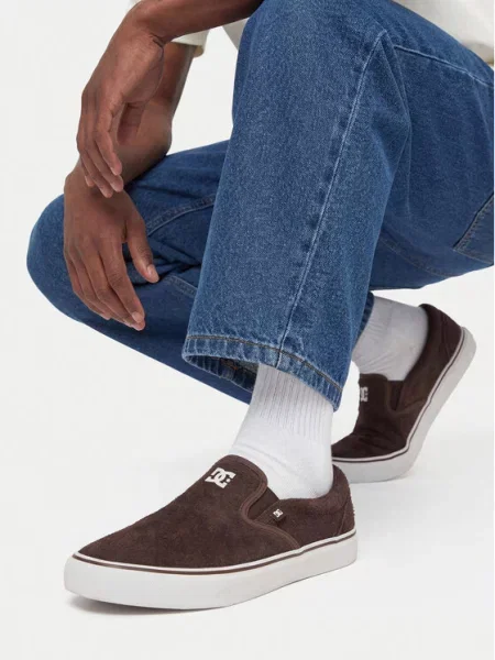 Πάνινα παπούτσια DC Shoes Σκούρο καφέ