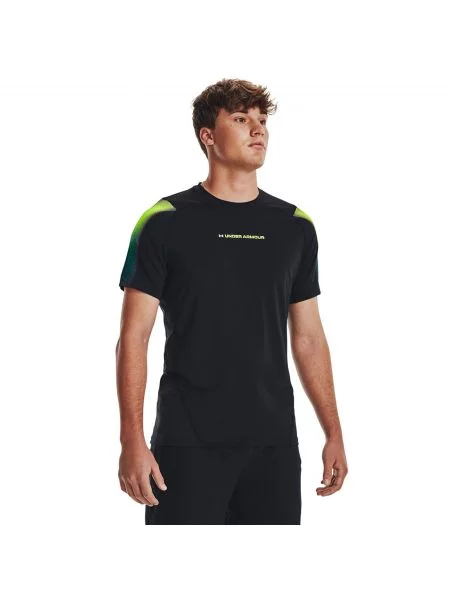 Tričko Under Armour Hg Armour Nov Fitted Ss Black M černé
