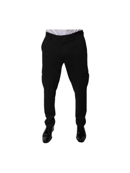 Spodnie cargo Dolce And Gabbana czarne