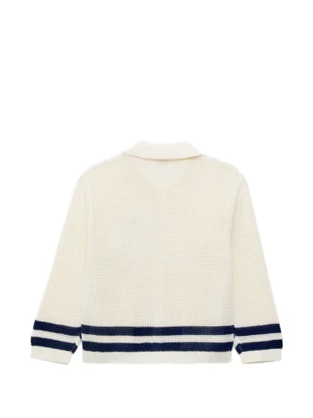 Cardigan Kenzo cu autograf alb