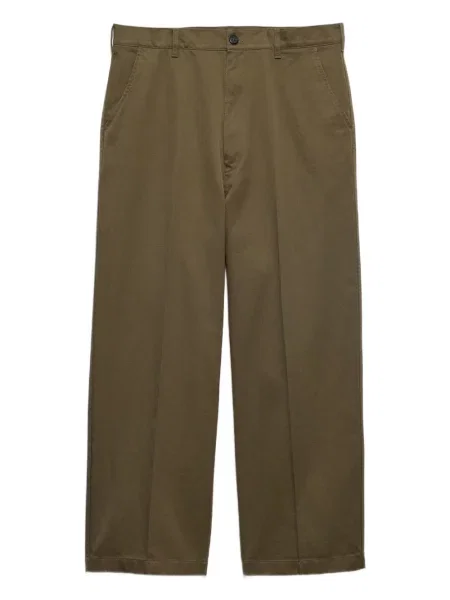 Pantaloni chino Prada verde