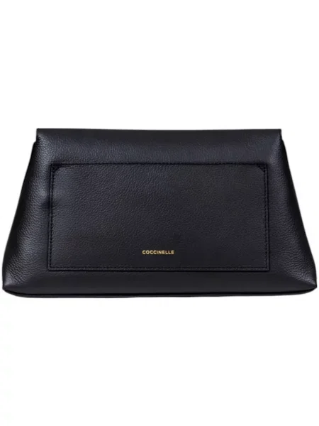 Kožená taška Coccinelle černá