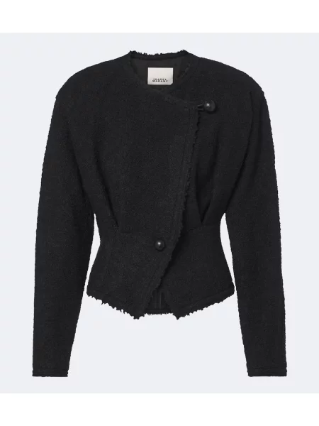 Geacă Isabel Marant de lână negru