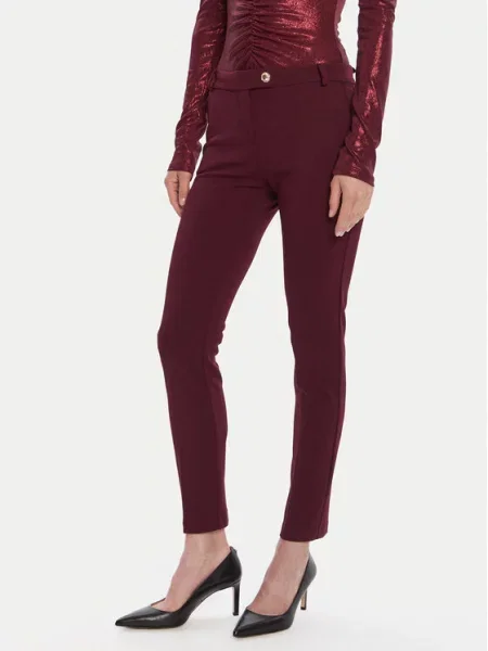 Rinascimento Chino hlače Bordo rdeča
