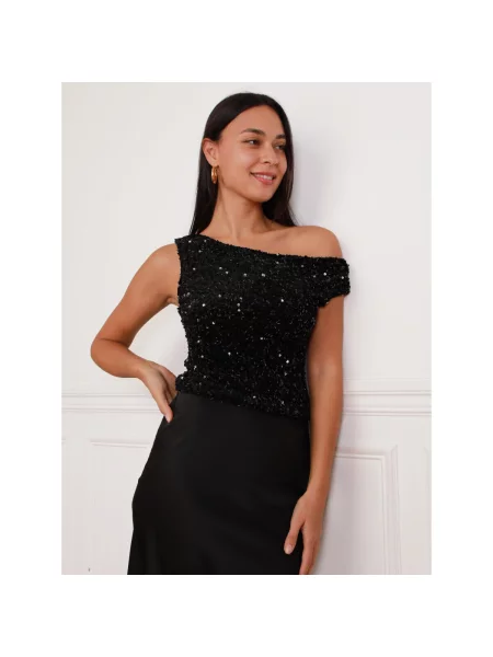 Top La Modeuse crna