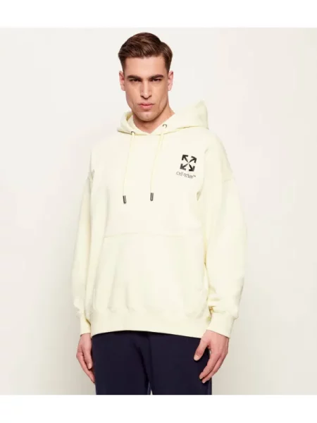OFF-WHITE Hanorac SMALL ARROW | Relaxed fit alb
