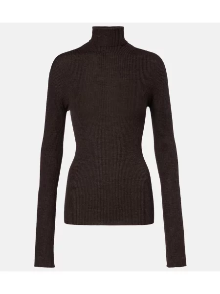 Volneni pulover Calvin Klein Collection rjava