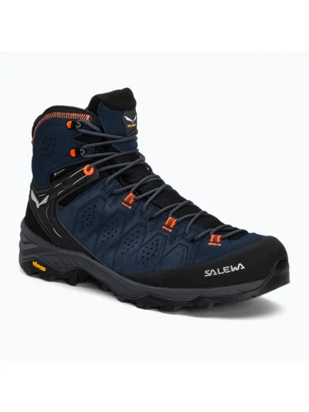 Pánske trekové topánky Salewa Alp Trainer 2 Mid GTX blue modrá