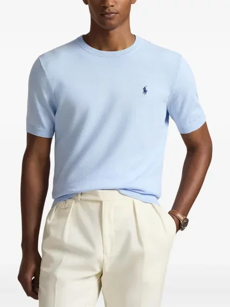 Ριγέ δερμάτινος κάλτσες Polo Ralph Lauren με κορδόνι μαύρο