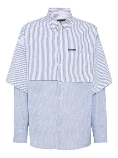 Cămașă Dsquared2 cu dungi alb