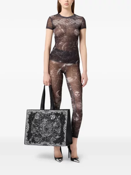 Leggings Philipp Plein gri