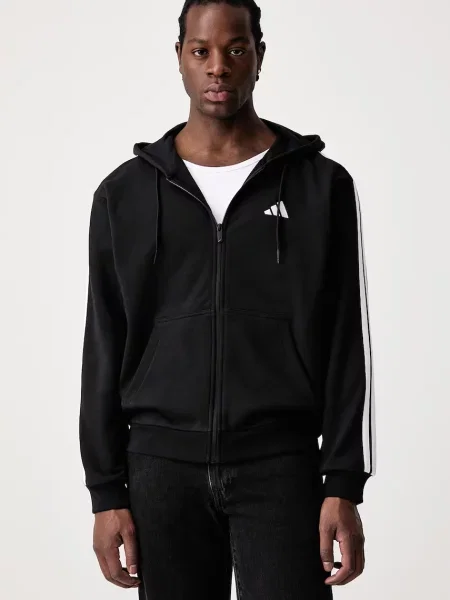 Adidas hanorac cu și glugă pentru bărbați din Essentials negru