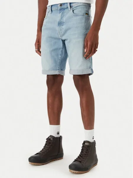 G-Star Raw Дънкови шорти светлосин