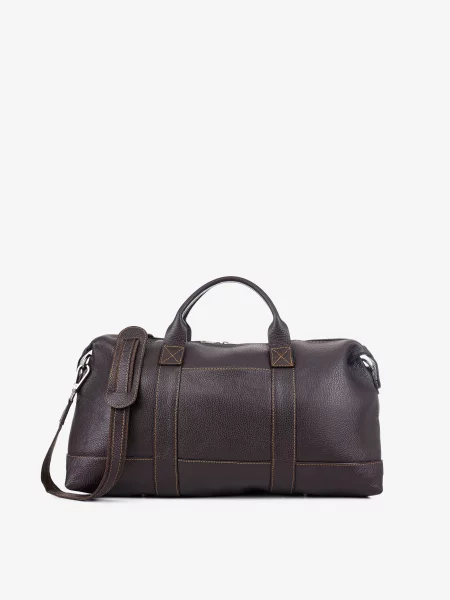 Кожаная дорожная сумка Inbag коричневая