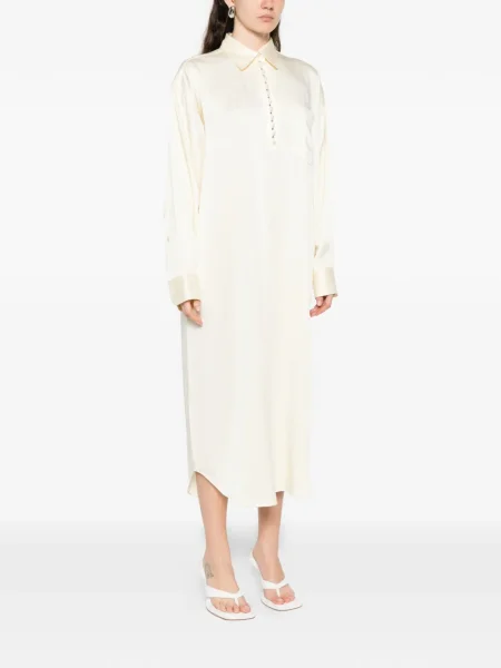 Sukienka midi Stella Mccartney do kolan z kieszeniami zapinanymi na guziki garniturowa