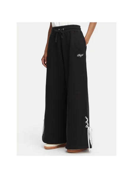 Reebok Παντελόνι φόρμας Dominka Regular Fit μαύρο