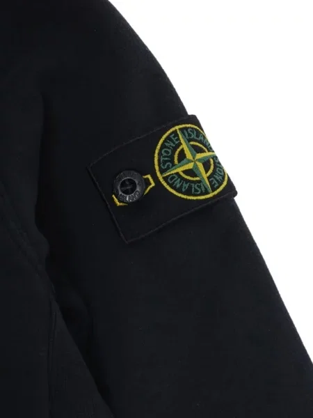 Bluza z kapturem dziecięca Stone Island czarna
