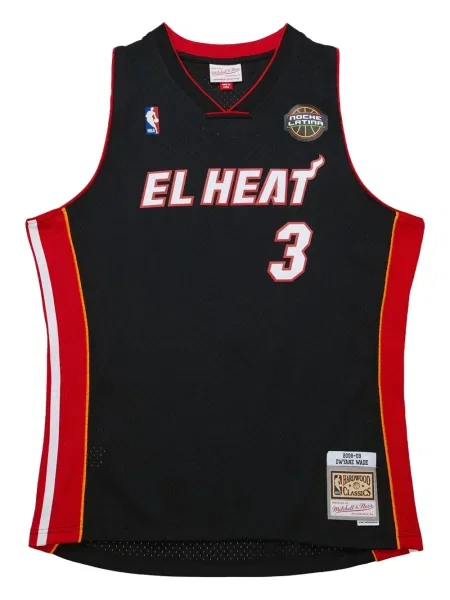 Cămașă Mitchell & Ness din jerseu negru