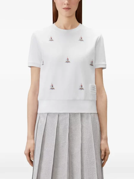Tricou Thom Browne alb