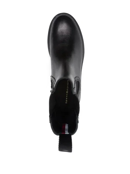 Botine Tommy Hilfiger din piele negru