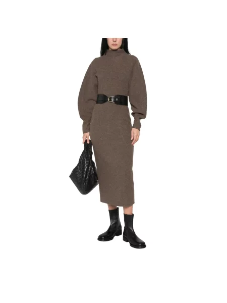 Sukienka Max Mara brązowa