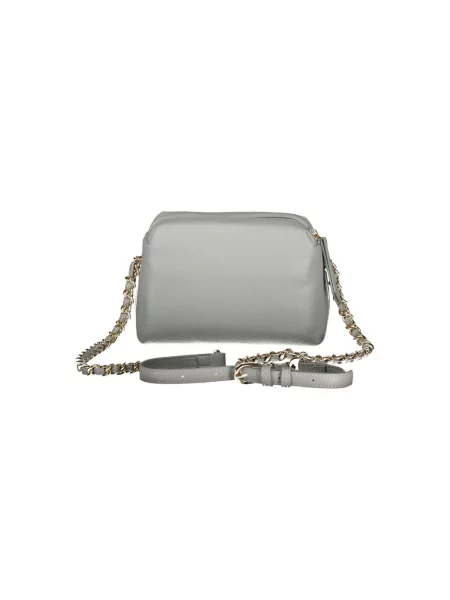 Lniana torebka crossbody Valentino Bags szara