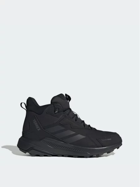 Adidas Bakancs Terrex Anylander Leather Mid Climaproof Hiking Shoes fekete