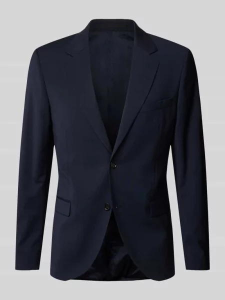 Marynarka z kołnierzem z połami model ‘Jamonte’ Tiger Of Sweden granatowa