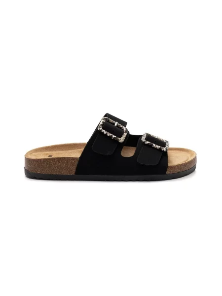 Fűzős papucs Lee Cooper fekete