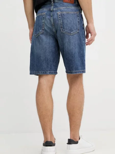 Calvin Klein Jeans szorty jeansowe niebieskie