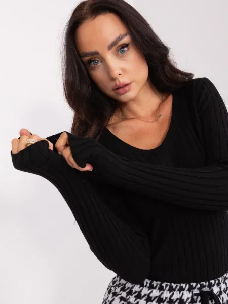 Pulover Fashionhunters negru