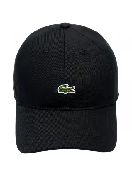 Kšiltovka Lacoste black černá