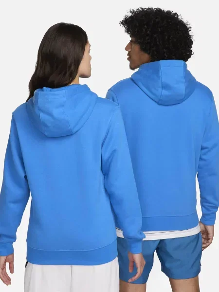 Флисовое худи Nike синее