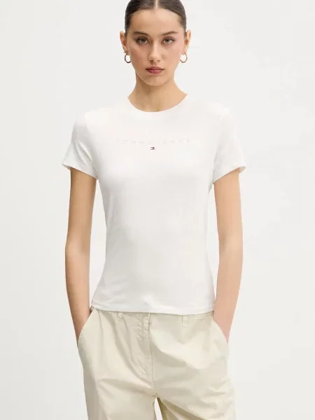 Tommy Jeans tričko bílé