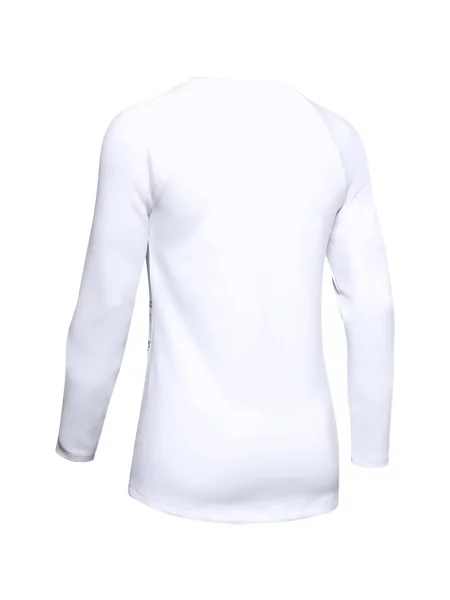 Lung top Under Armour alb