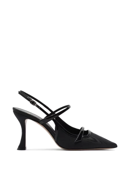 Pantofi cu toc Alexandre Birman slingback negru