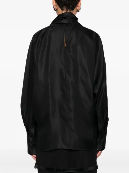 Top Róhe din satin negru