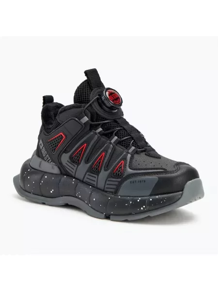 Buty dziecięce BIG STAR black/red czarne