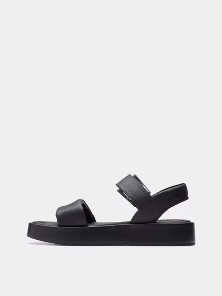 Шкіряні Сандалії Clarks Alda Strap чорний