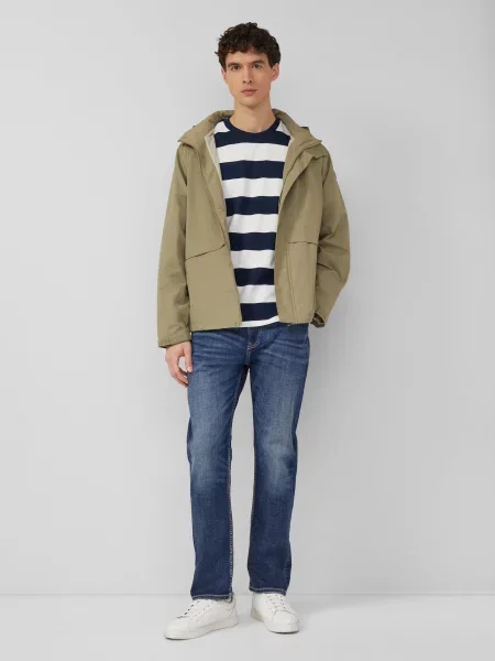 S.Oliver Tricou bleumarin alb