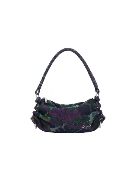 Desigual Geantă de umăr M. C. Lacroix bleumarin / verde închis / roșu-violet alb