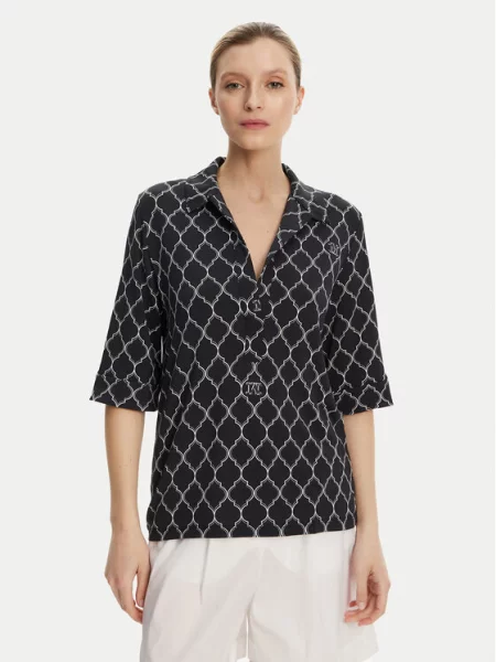 Блузка Max Mara Beachwear черная
